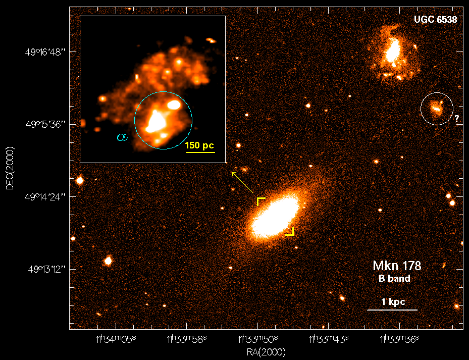 Mkn 178, Calar Alto 1.23m, B band 28 min